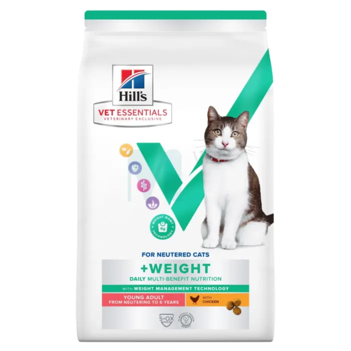 HILLS VE KASSI TÄISSÖÖT MB YOUNG ADULT+ WEIGHT KANA 1,5KG - Tootepilt 1