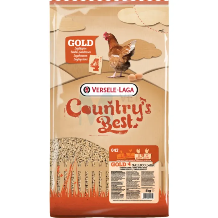 VERSELE-LAGA KANADE TÄISSÖÖT COUNTRY'S BEST GOLD 4 GALLICO PELLET 5KG - Tootepilt 1