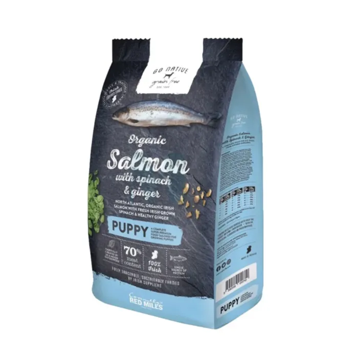 GO NATIVE KUTSIKA TÄISSÖÖT LÕHE/SPINAT/INGVER 12KG - Tootepilt 1