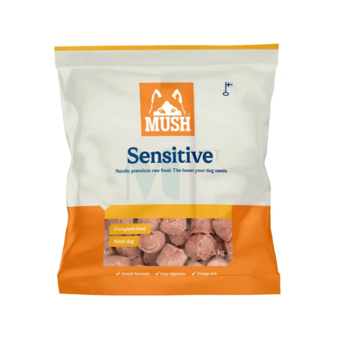 MUSH KOERA TOORTOIT SENSITIVE KANA 3KG - Tootepilt 1