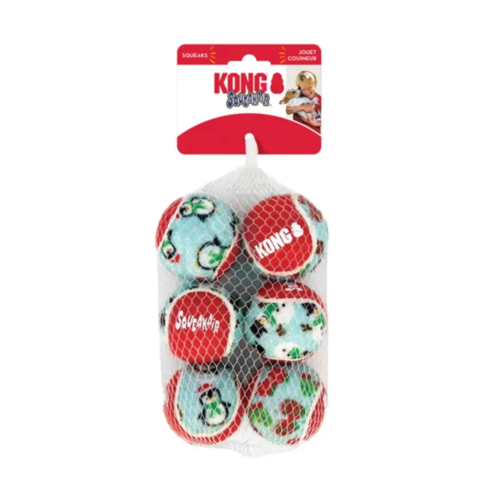 KONG HOLIDAY SQUEAKAIR KOERA MÄNGUASI PALLID S N6 - Tootepilt 1