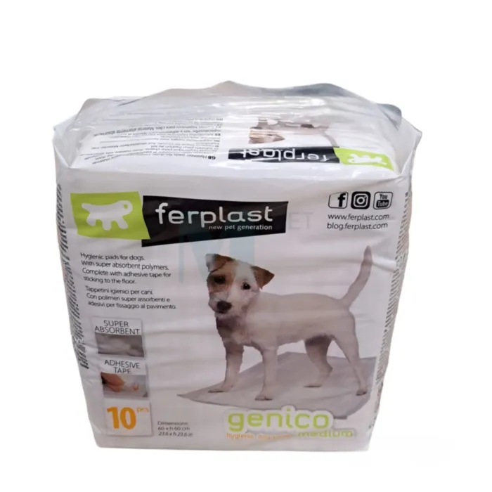 FERPLAST KOERA HÜGIEENILINAD GENICO M 60X60CM KLEEBITAV N10 - Tootepilt 1