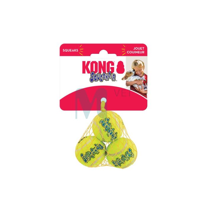 KONG SQUEAKAIR KOERA MÄNGUASI PALL TENNIS PIIKSUGA XS N3
