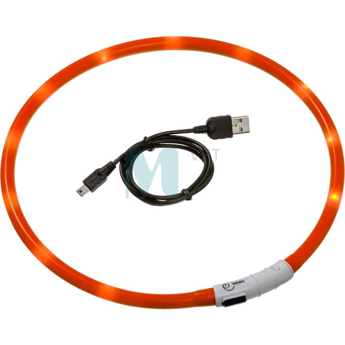 FLAMINGO KOERA LED KAELARIHM VISIO 70CM (REGULEERITAV) ORANŽ