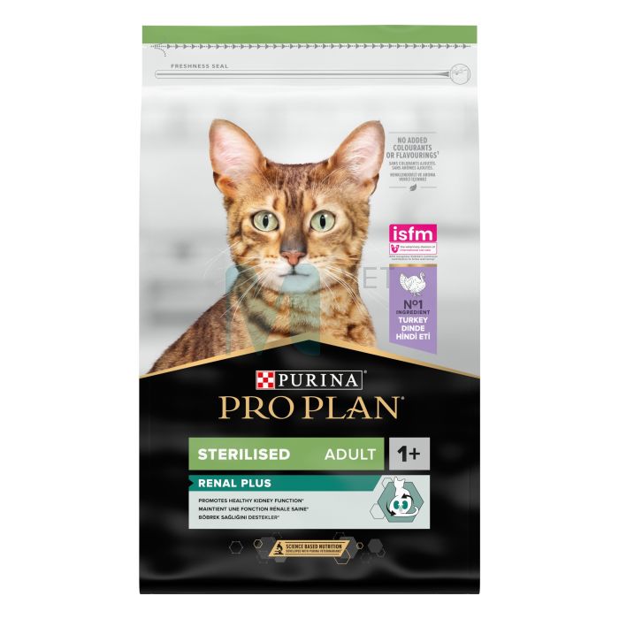 PRO PLAN KASSI TÄISSÖÖT STERIL. RENAL KALKUN 10KG