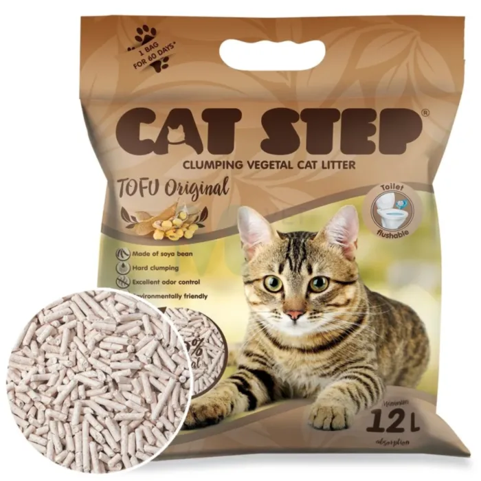CAT STEP KASSILIIV TOFU ORIGINAL 5,4KG/12L - Tootepilt 1