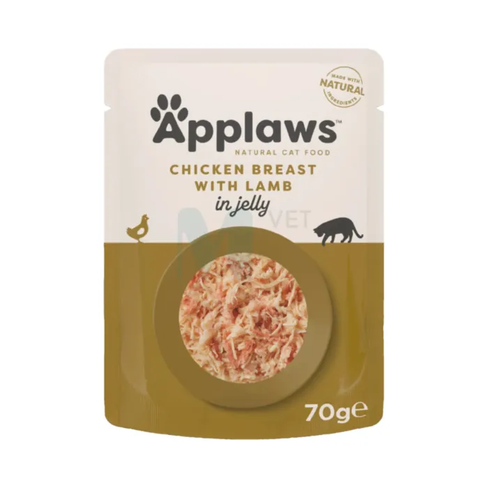 APPLAWS KASSI EINEKOTIKE KANA/LAMMAS ŽELEES 70G N1 - Tootepilt 1