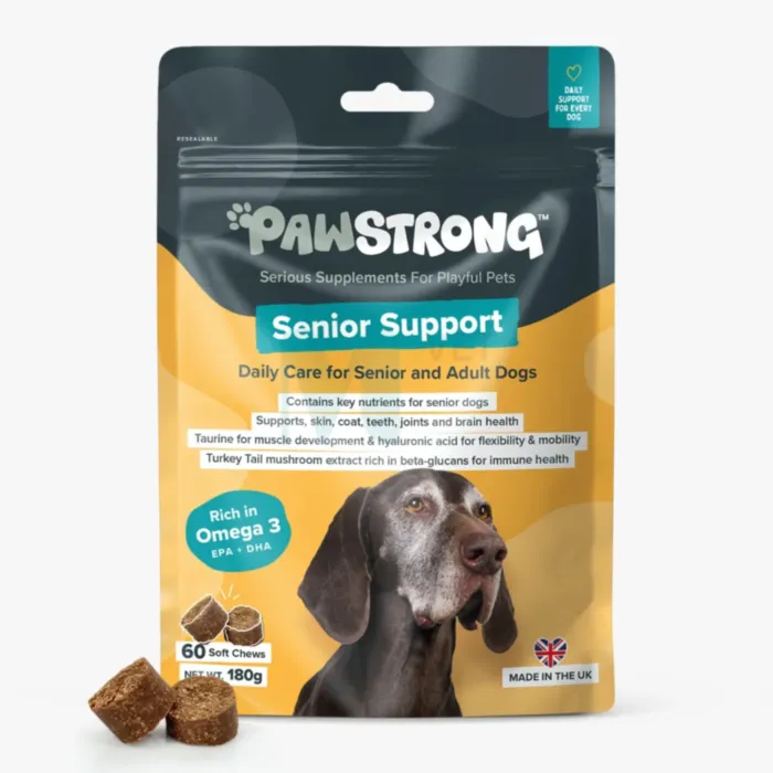 PAWSTRONG KOERA NÄRIMISTABLETT SENIOR N60 - Tootepilt 1