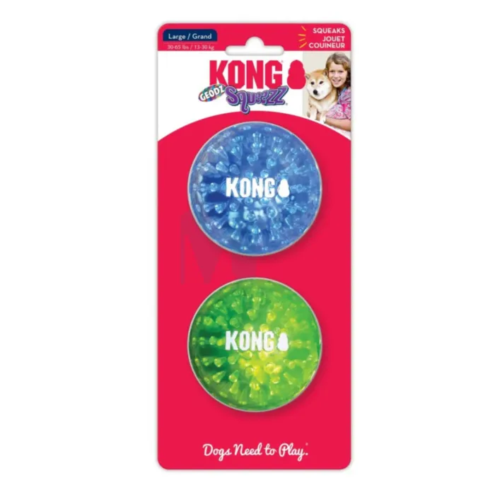 KONG SQUEEZZ GEODZ KOERA MÄNGUASI PALLID N2 - Tootepilt 1