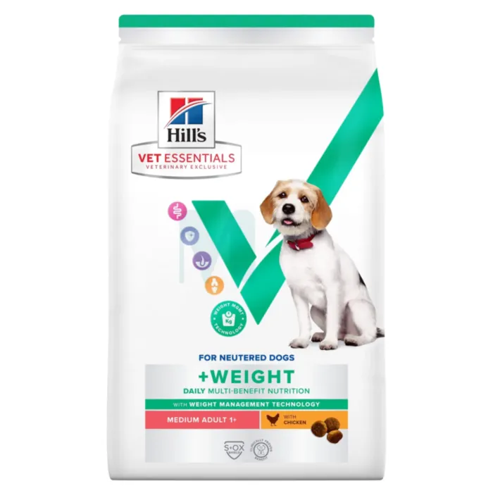 HILLS VE KOERA TÄISSÖÖT MB MEDIUM+WEIGHT KANA 2KG - Tootepilt 1
