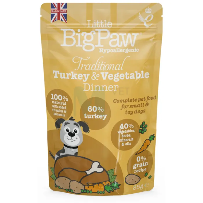 LITTLE BIGPAW KOERA EINEKOTIKE KALKUN/KÖÖGIVILJAD 85G N1 - Tootepilt 1