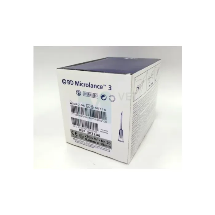 NÕEL SÜSTLA 27G  (0,4X19MM) HALL N100 /302200/ - Tootepilt 1