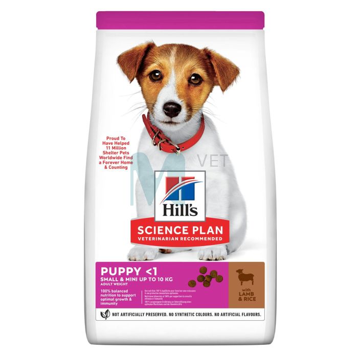 HILLS KUTSIKA TÄISSÖÖT SMALL&MINI LAMMAS/RIIS 1,5KG