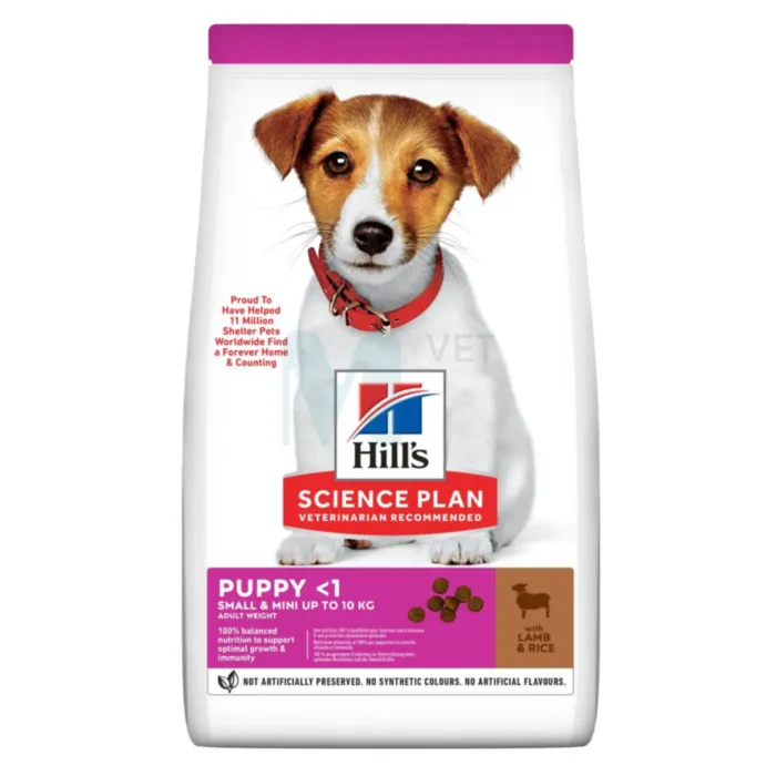 HILLS KUTSIKA TÄISSÖÖT SMALL&MINI LAMMAS/RIIS 1,5KG - Tootepilt 1