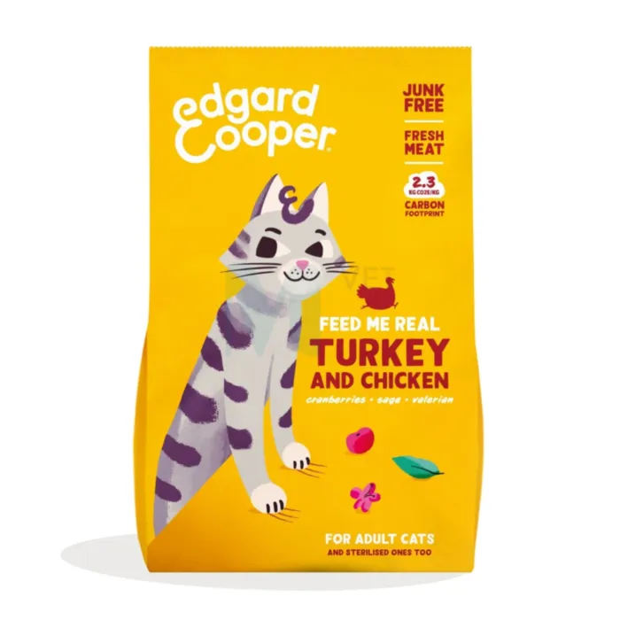 EDGARD COOPER KASSI TÄISSÖÖT KALKUN/KANA 2KG - Tootepilt 1