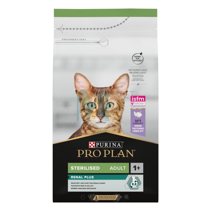 PRO PLAN KASSI TÄISSÖÖT STERIL. RENAL KALKUN 1,5KG