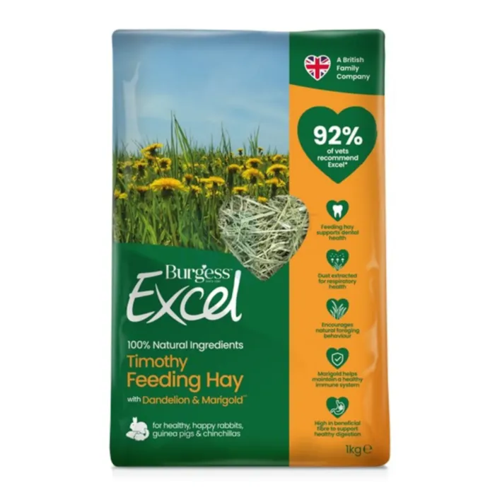 BURGESS EXCEL HEIN DANDELION & MARIGOLD 1KG - Tootepilt 1
