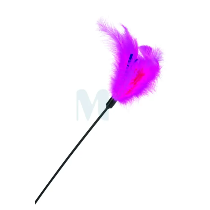 BEEZTEES KASSI MÄNGUASI SULED PULGA OTSAS 36/45CM ROOSA - Tootepilt 1