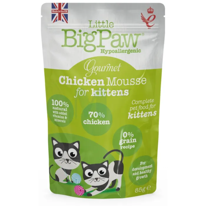 LITTLE BIGPAW KASSIPOJA EINEKOTIKE MOUSSE KANA 85G N1 - Tootepilt 1