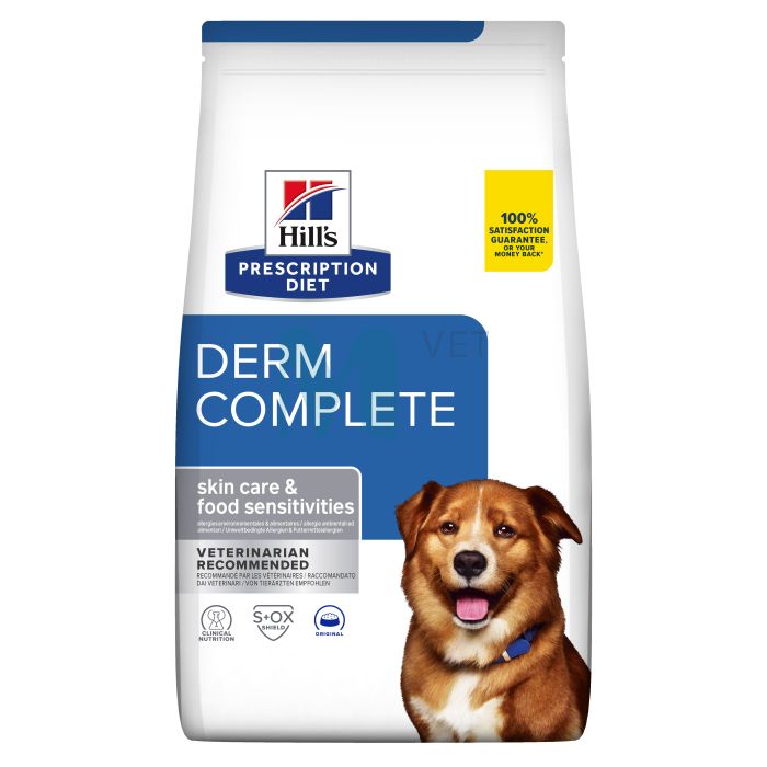 HILLS PD KOERA TÄISSÖÖT DERM COMPLETE 12KG