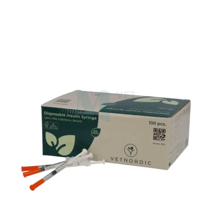 SÜSTAL INSULIIN 1ML U100 0,33X12MM 29G N100 - Tootepilt 1