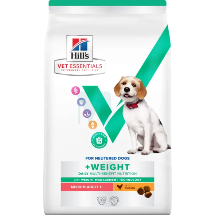HILLS VE KOERA TÄISSÖÖT MB MEDIUM+WEIGHT KANA 10KG - Tootepilt 1