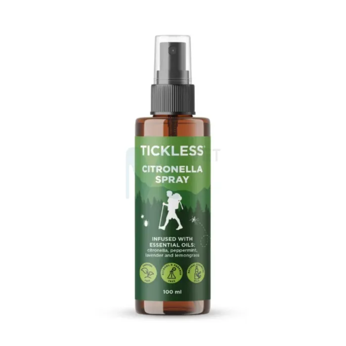 TICKLESS PUUGI- JA KIRBUVASTANE SPREI CITRONELLA INIMESTELE 100ML - Tootepilt 1