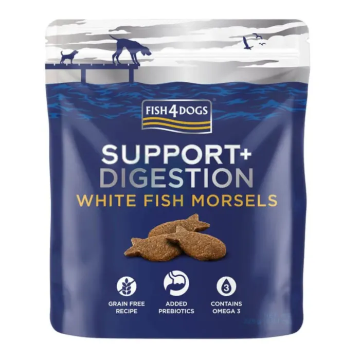 F4D KOERA MAIUS WHITE FISH MORSELS DIGESTION 225G - Tootepilt 1
