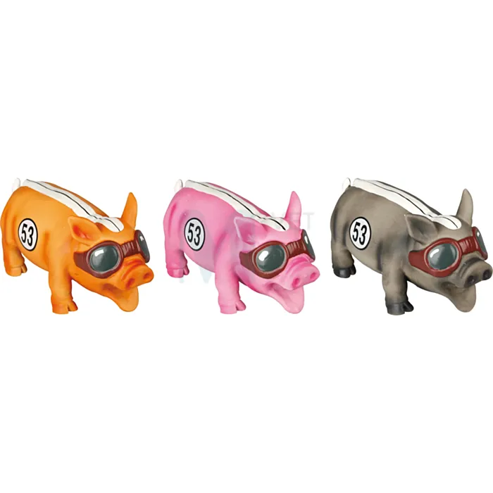 FLAMINGO KOERA MÄNGUASI RALLISIGA 21CM LATEKS - Tootepilt 1