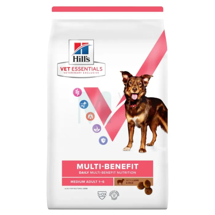 HILLS VE KOERA TÄISSÖÖT MB MEDIUM LAMMAS/RIIS 2KG - Tootepilt 1