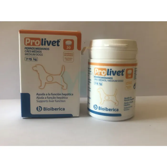 BIOIBERICA PROLIVET MEDIUM DOGS TBL N30 - Tootepilt 1