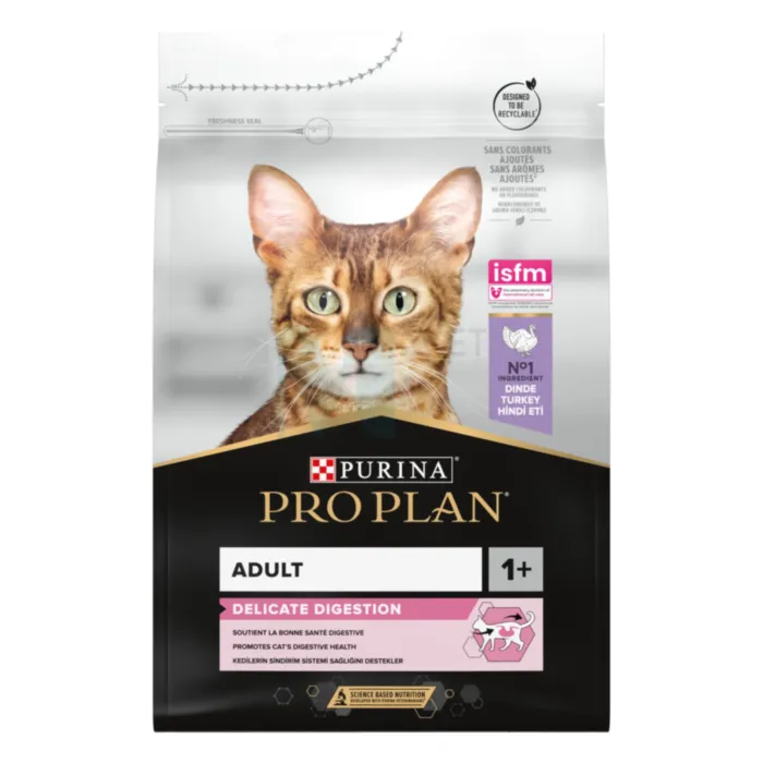 PRO PLAN KASSI TÄISSÖÖT DELICATE DIG. KALKUN 3KG - Tootepilt 1