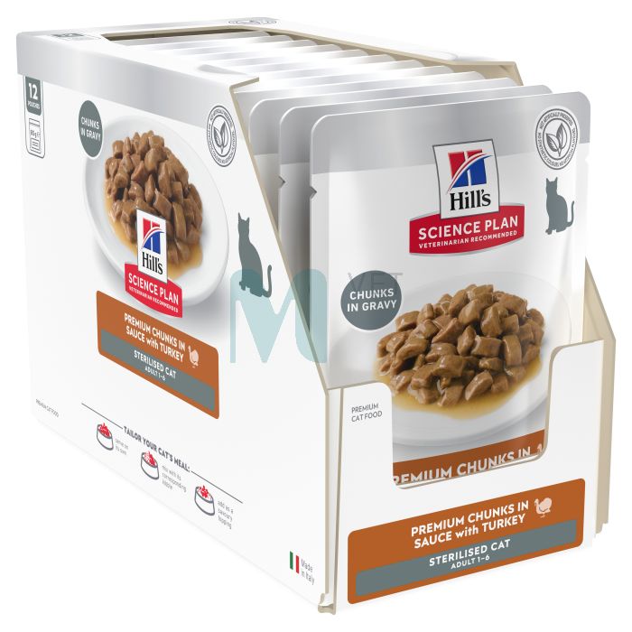 HILLS KASSI EINEKOTIKE YOUNG STERIL.KALKUN 85G N12