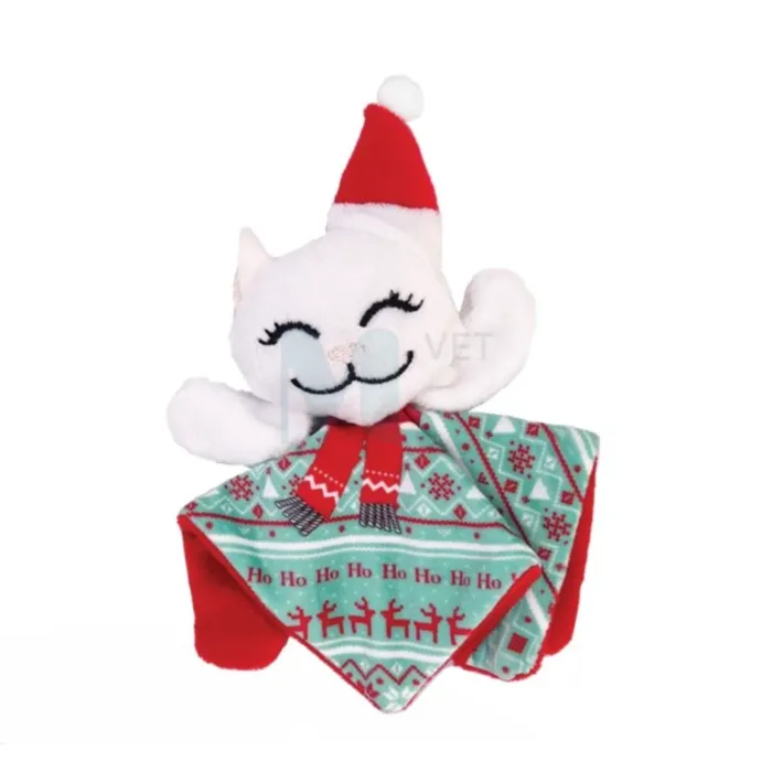 KONG HOLIDAY CRACKLES SANTA KITTY KASSI MÄNGUASI - Tootepilt 1