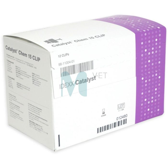 IDEXX CATALYST SLAIDID CHEM 15 CLIP N12 98-11004-01