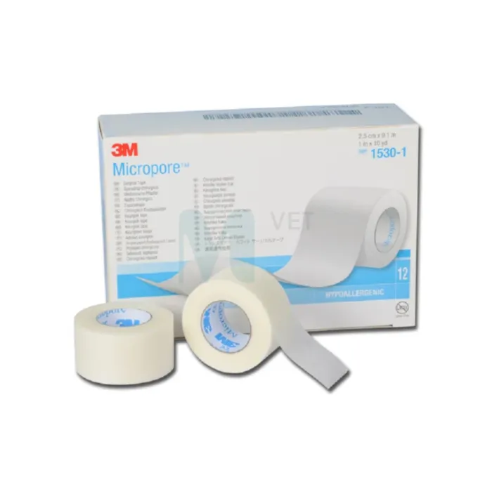 PLAASTER MICROPORE 25MMX9,1M VALGE 1RULL N12 - Tootepilt 1