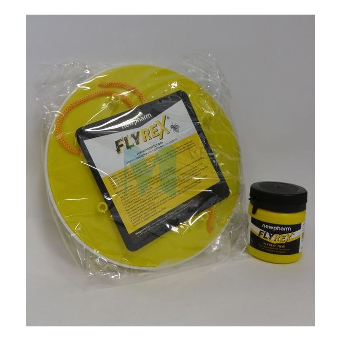NEWPHARM KÄRBSEPÜÜNIS FLYREX® FLY BAG+50G PEIBUTUSSÖÖT N1
