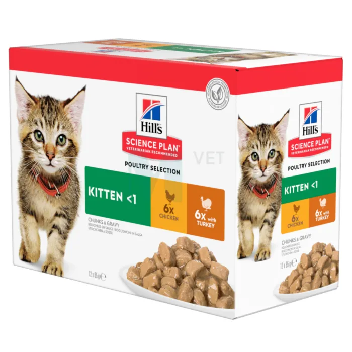 HILLS KASSIPOJA EINEKOTIKE MULTI KANA/KALKUN 85G N12 - Tootepilt 1