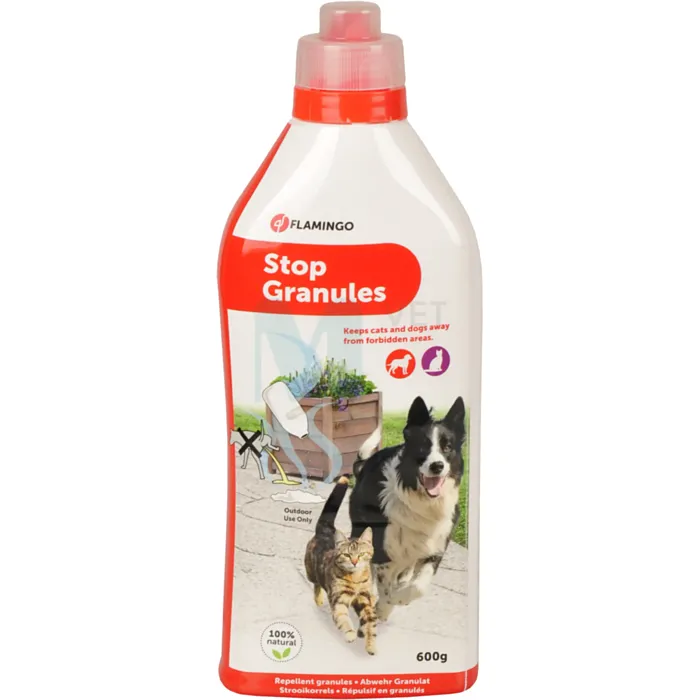 FLAMINGO PELETUSGRAANULID STOP KASSIDELE JA KOERTELE 600GR - Tootepilt 1