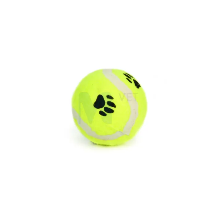BEEZTEES KOERA MÄNGUASI TENNISEPALL KÄPAMUSTER 6,5CM KOLLANE - Tootepilt 1