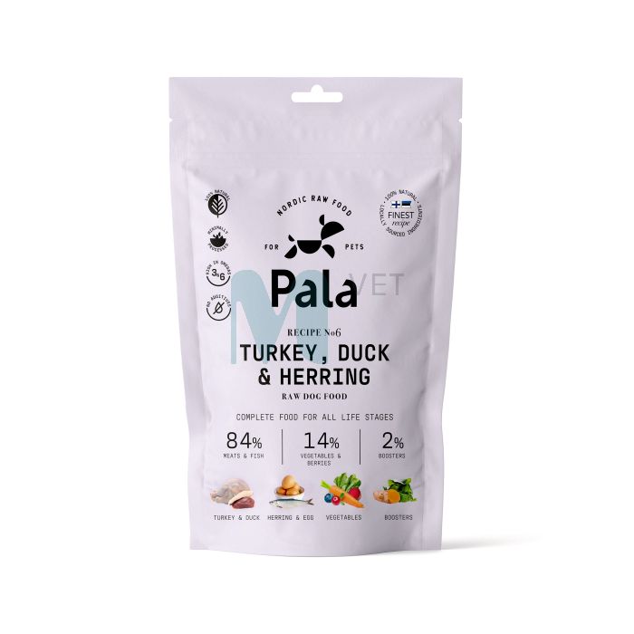 PALA KOERA TOORTOIT KALKUN/PART/HEERINGAS 100G