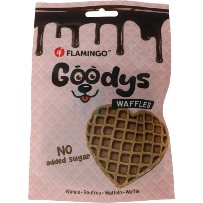 FLAMINGO KOERA MAIUS GOODYS WAFFLE HEART KANA L 90G - Tootepilt 1