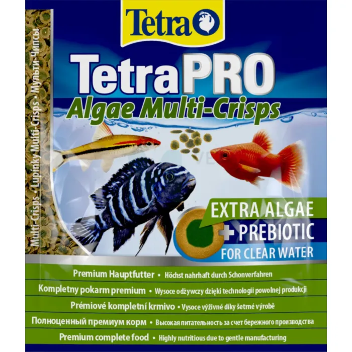 TETRA KALADE TÄISSÖÖT TETRAPRO ALGAE MULTI-CRISPS 12G - Tootepilt 1