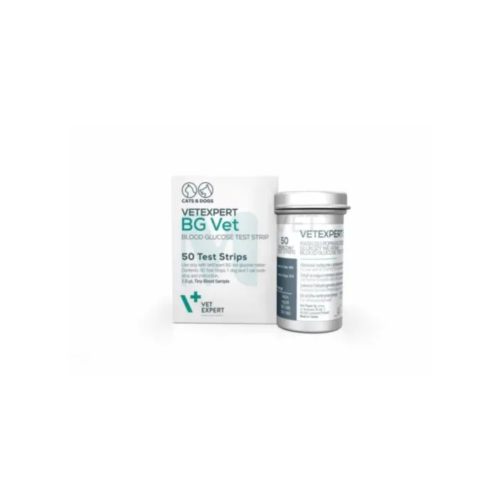 VETEXPERT GLÜKOMEETER BG VET TESTRIBAD N50 - Tootepilt 1