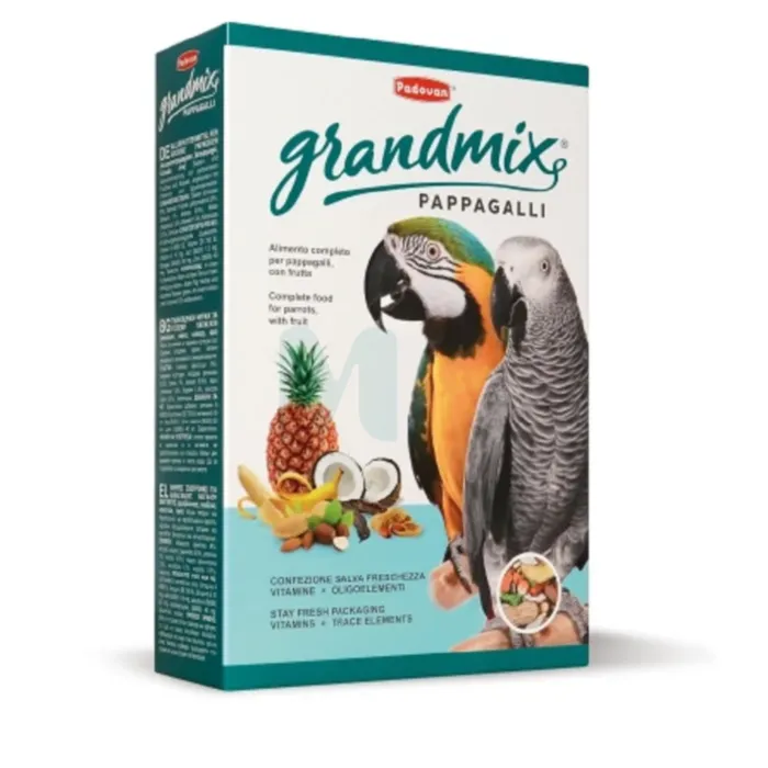 PD LINDUDE TÄISSÖÖT GRANDMIX PAPPAGALLI SUUR PAPAGOI 600G - Tootepilt 1
