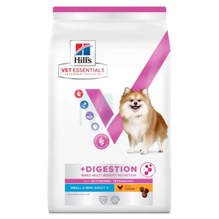 HILLS VE KOERA TÄISSÖÖT MB SMALL&MINI+DIGESTION KANA 2KG - Tootepilt 1