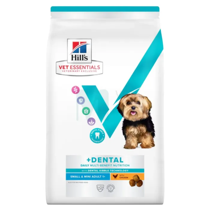 HILLS VE KOERA TÄISSÖÖT MB SMALL&MINI+DENTAL KANA 7KG - Tootepilt 1