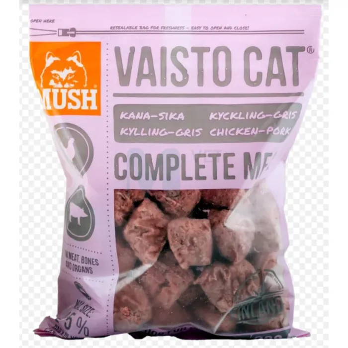 MUSH VAISTO KASSI TÄISSÖÖT TOORTOIT KANA/SIGA 800G - Tootepilt 1