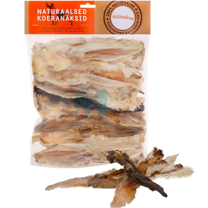 NATURAALNE KOERA MAIUS KÜÜLIKU KÕRVAD KARVADEGA 500G