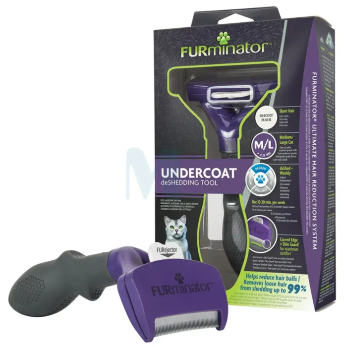 FURMINATOR ALUSKARVA KAMM KASS LÜHIKARVALINE M/L - Tootepilt 1